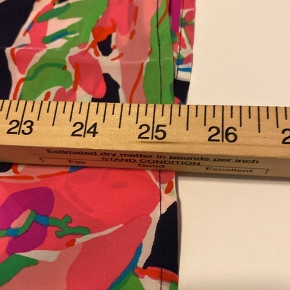 Lilly Pulitzer vias print Elsa blouse size xs - Picture 6 of 8